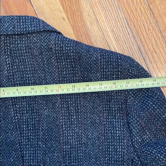 HARRIS TWEED Vintage Scottish Wool Hand Woven Union Made Classic Speckled Blazer - Picture 13 of 15